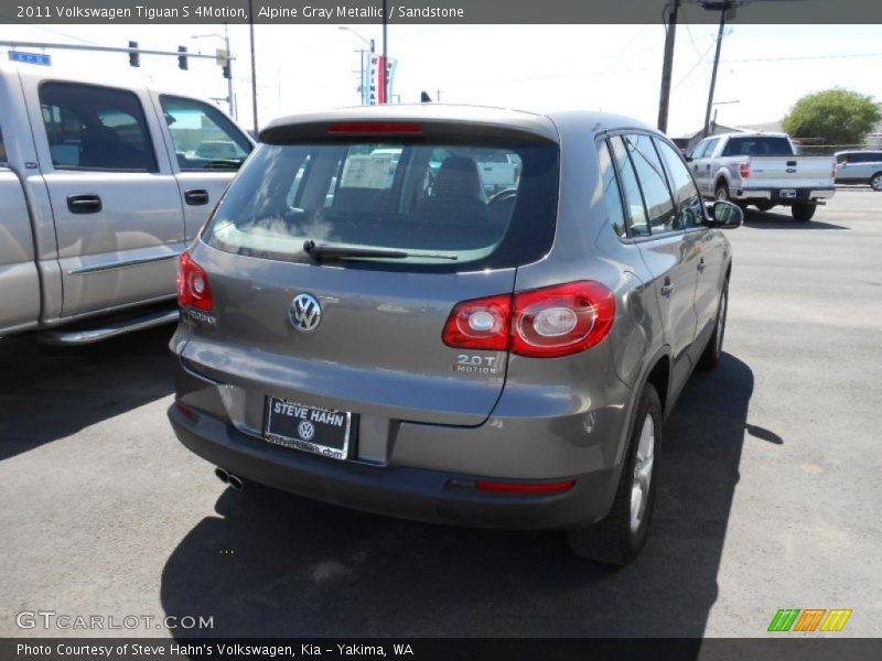 Alpine Gray Metallic / Sandstone 2011 Volkswagen Tiguan S 4Motion
