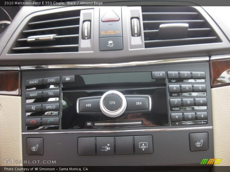 Black / Almond Beige 2010 Mercedes-Benz E 350 Coupe
