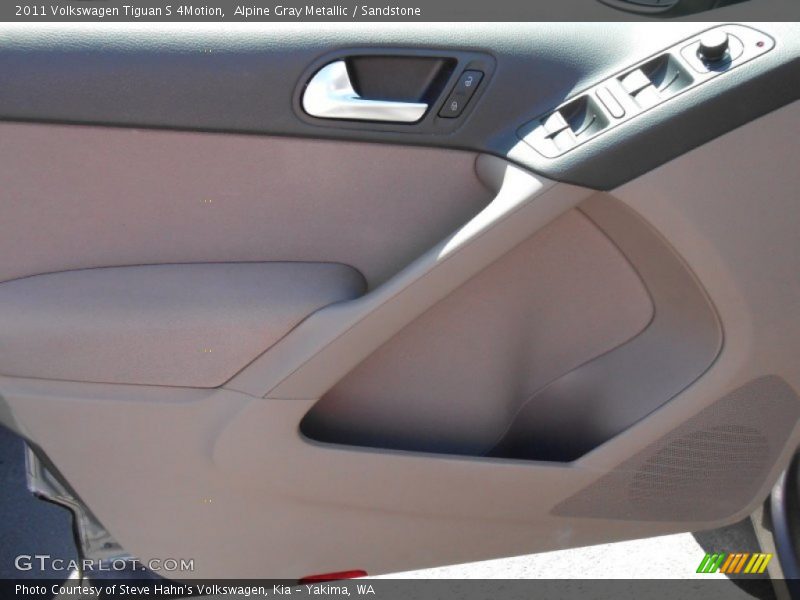 Alpine Gray Metallic / Sandstone 2011 Volkswagen Tiguan S 4Motion