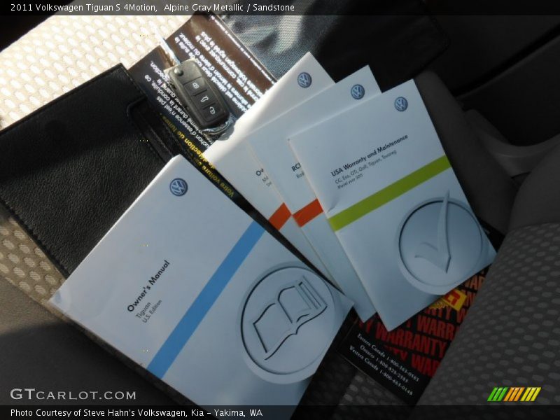 Alpine Gray Metallic / Sandstone 2011 Volkswagen Tiguan S 4Motion
