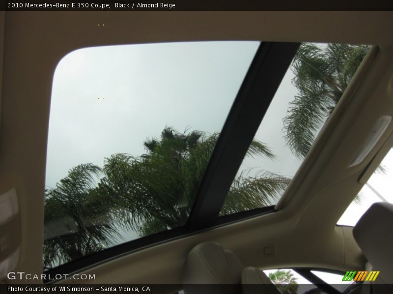 Black / Almond Beige 2010 Mercedes-Benz E 350 Coupe