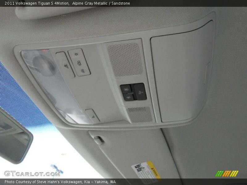 Alpine Gray Metallic / Sandstone 2011 Volkswagen Tiguan S 4Motion