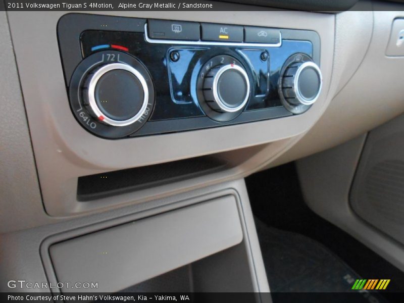 Alpine Gray Metallic / Sandstone 2011 Volkswagen Tiguan S 4Motion