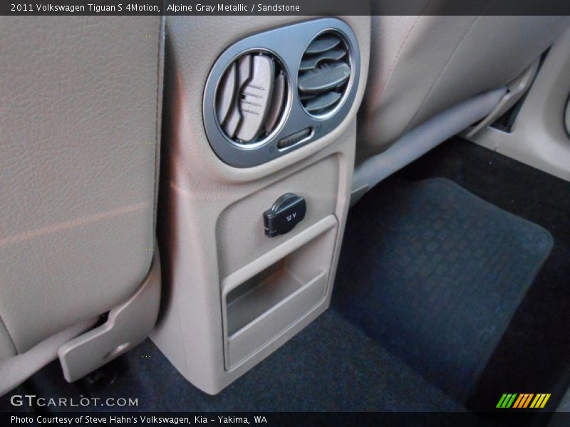 Alpine Gray Metallic / Sandstone 2011 Volkswagen Tiguan S 4Motion