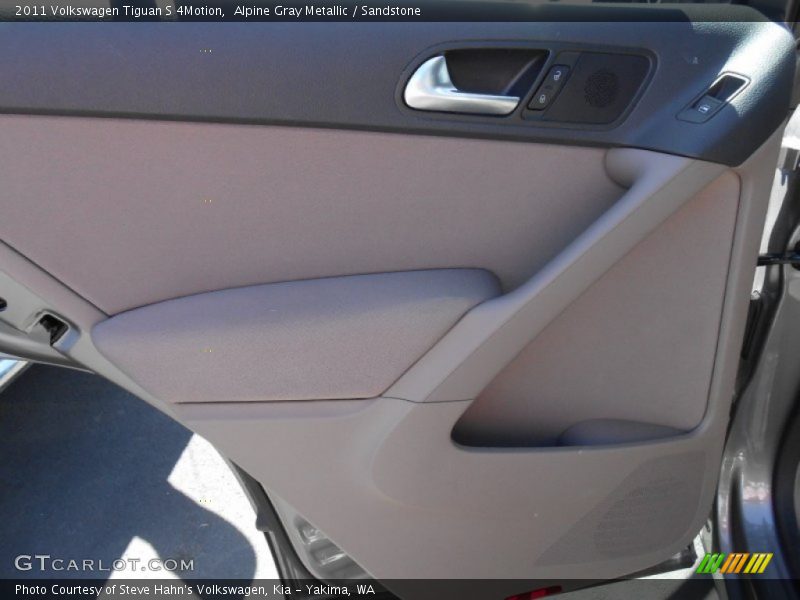 Alpine Gray Metallic / Sandstone 2011 Volkswagen Tiguan S 4Motion