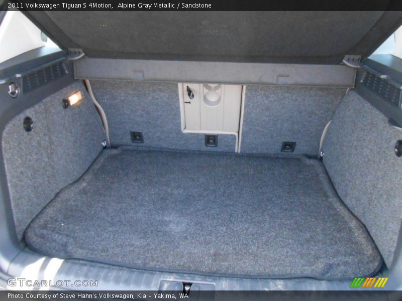 Alpine Gray Metallic / Sandstone 2011 Volkswagen Tiguan S 4Motion