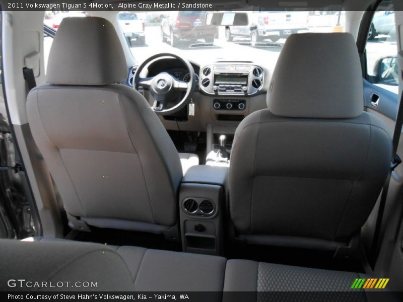 Alpine Gray Metallic / Sandstone 2011 Volkswagen Tiguan S 4Motion