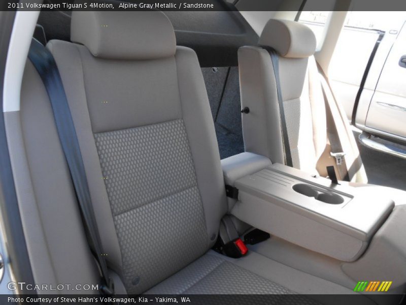 Alpine Gray Metallic / Sandstone 2011 Volkswagen Tiguan S 4Motion
