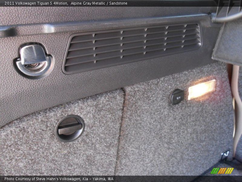 Alpine Gray Metallic / Sandstone 2011 Volkswagen Tiguan S 4Motion