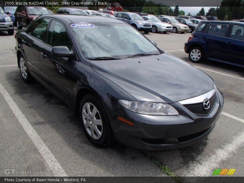 Steel Gray Metallic / Black 2005 Mazda MAZDA6 i Sedan