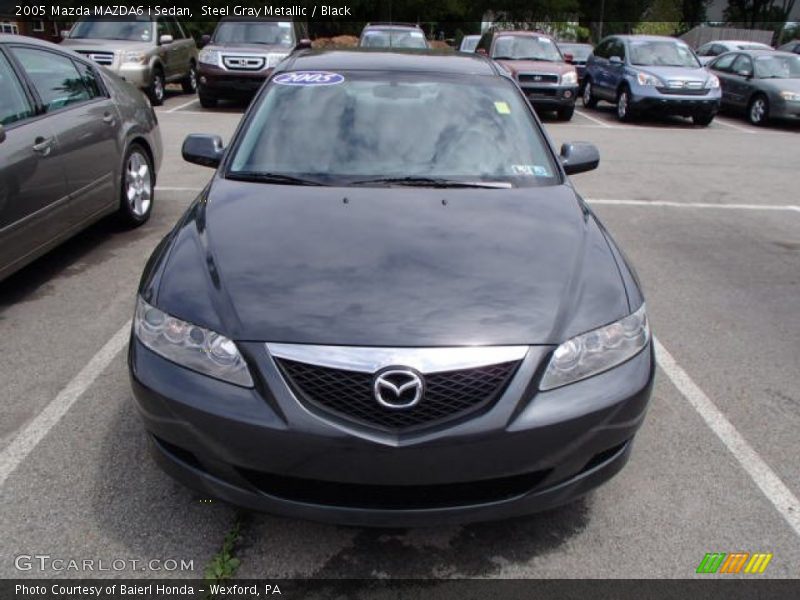 Steel Gray Metallic / Black 2005 Mazda MAZDA6 i Sedan