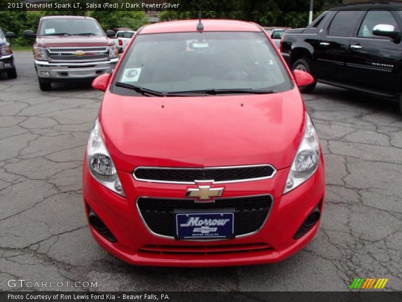 Salsa (Red) / Dark Pewter/Silver 2013 Chevrolet Spark LT