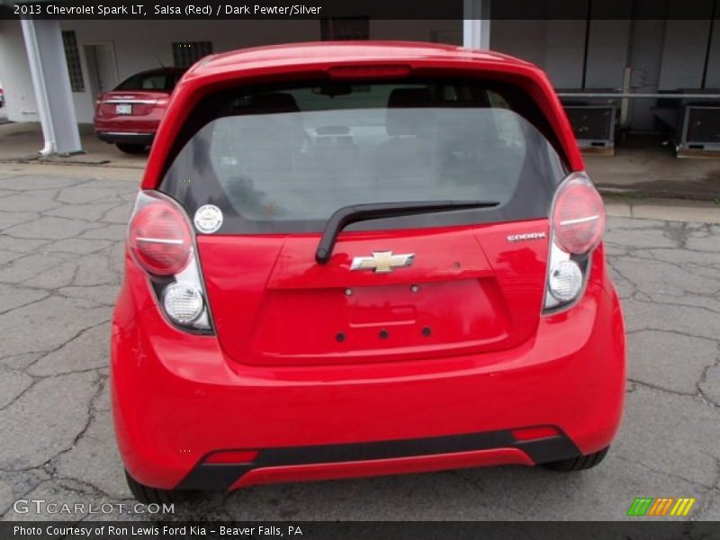 Salsa (Red) / Dark Pewter/Silver 2013 Chevrolet Spark LT
