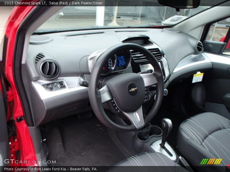 Salsa (Red) / Dark Pewter/Silver 2013 Chevrolet Spark LT