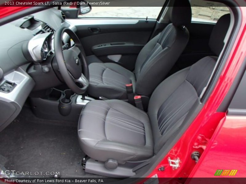 Salsa (Red) / Dark Pewter/Silver 2013 Chevrolet Spark LT