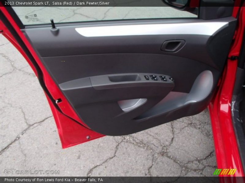 Salsa (Red) / Dark Pewter/Silver 2013 Chevrolet Spark LT