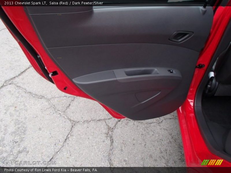 Salsa (Red) / Dark Pewter/Silver 2013 Chevrolet Spark LT