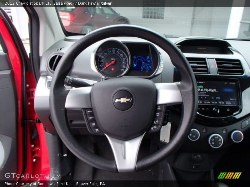 Salsa (Red) / Dark Pewter/Silver 2013 Chevrolet Spark LT