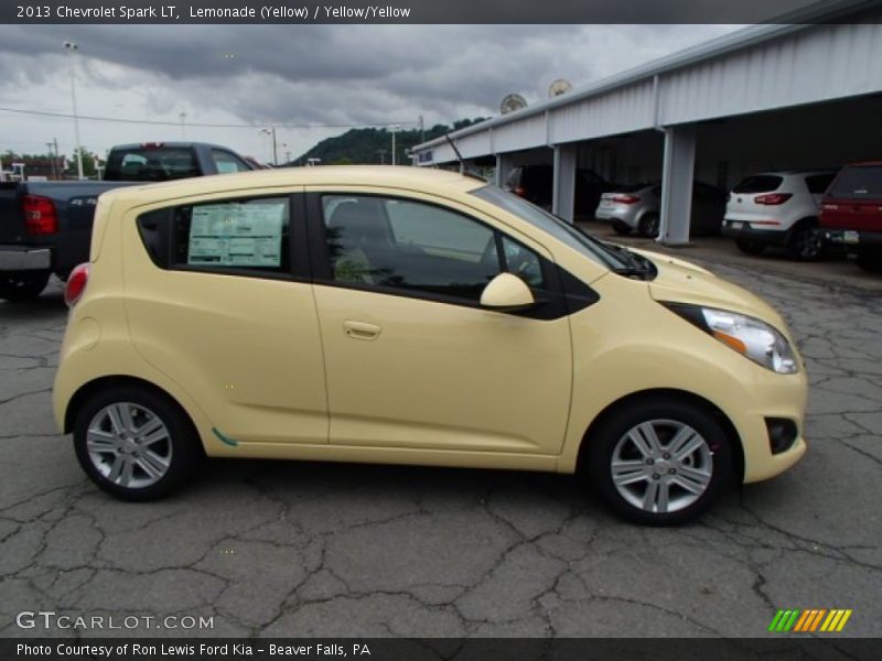 Lemonade (Yellow) / Yellow/Yellow 2013 Chevrolet Spark LT