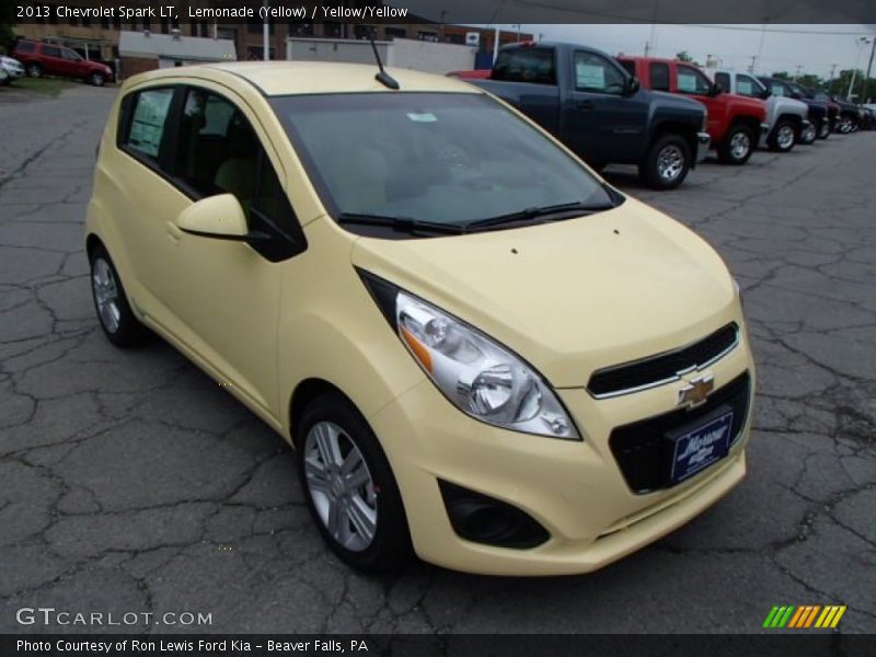 Lemonade (Yellow) / Yellow/Yellow 2013 Chevrolet Spark LT