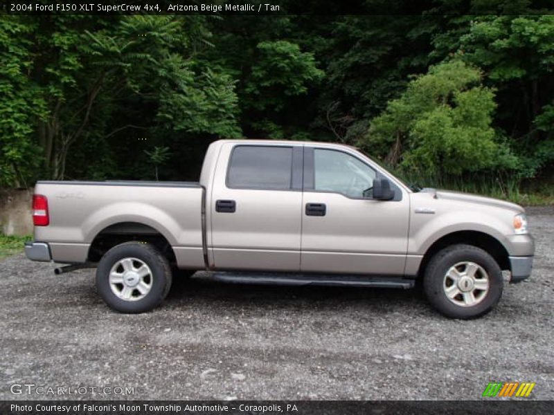 Arizona Beige Metallic / Tan 2004 Ford F150 XLT SuperCrew 4x4