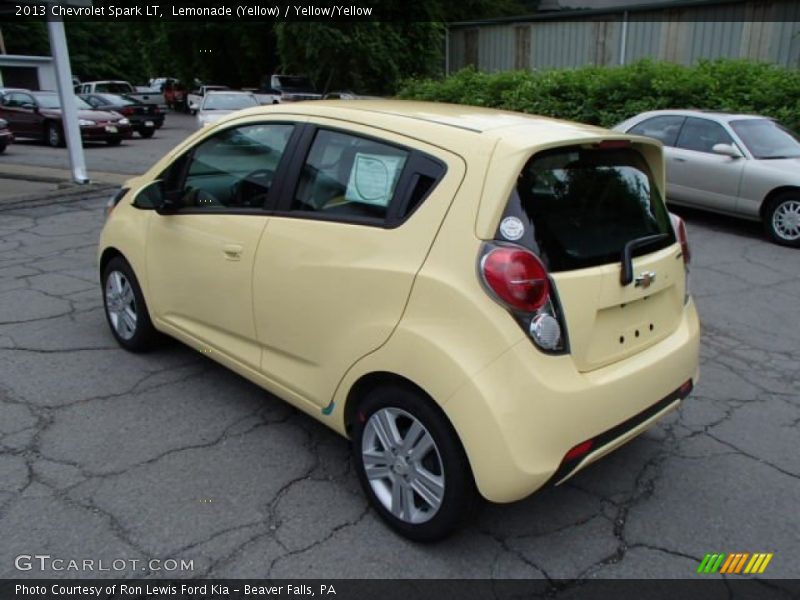 Lemonade (Yellow) / Yellow/Yellow 2013 Chevrolet Spark LT