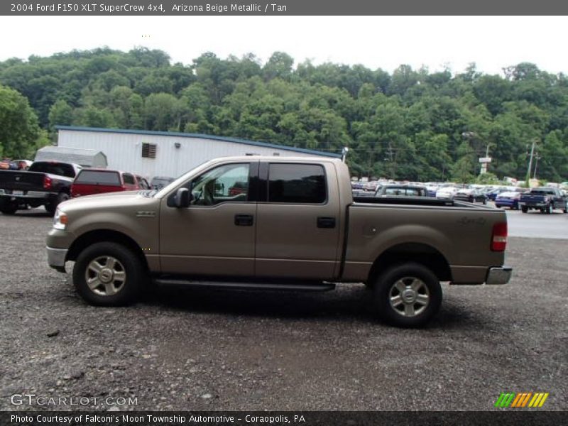 Arizona Beige Metallic / Tan 2004 Ford F150 XLT SuperCrew 4x4