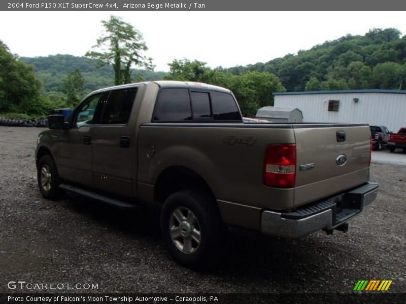 Arizona Beige Metallic / Tan 2004 Ford F150 XLT SuperCrew 4x4