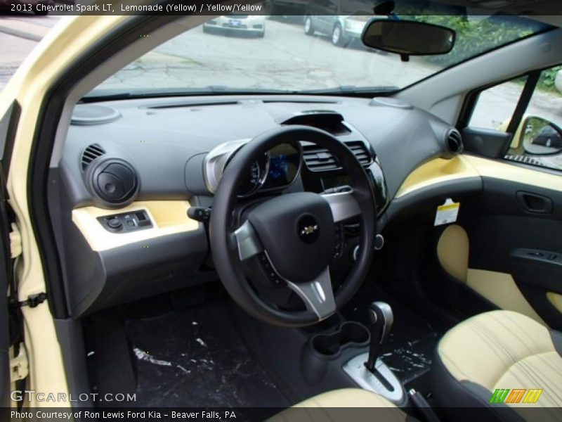Lemonade (Yellow) / Yellow/Yellow 2013 Chevrolet Spark LT