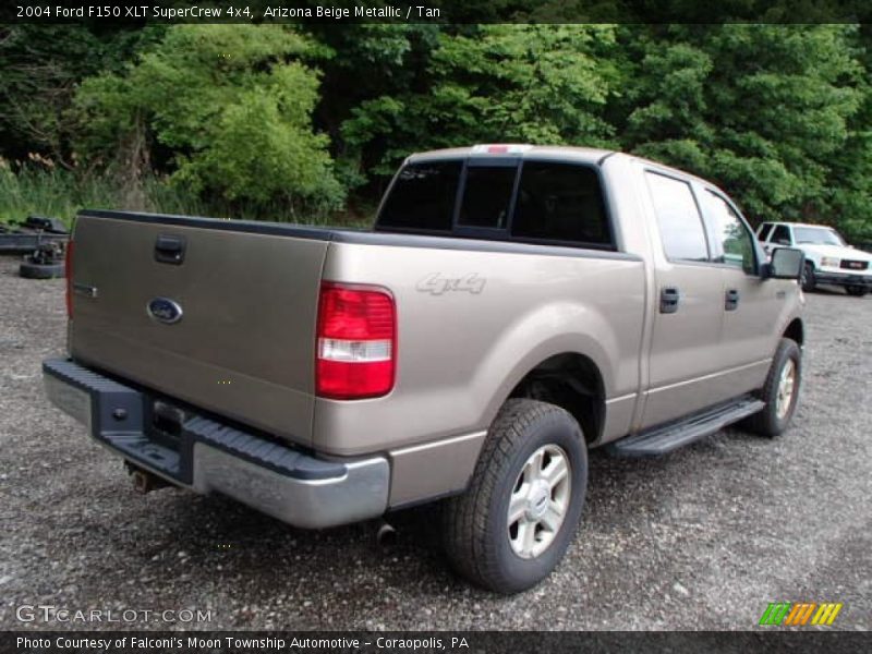 Arizona Beige Metallic / Tan 2004 Ford F150 XLT SuperCrew 4x4