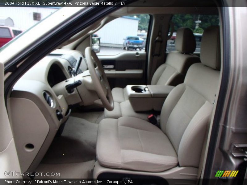 Arizona Beige Metallic / Tan 2004 Ford F150 XLT SuperCrew 4x4