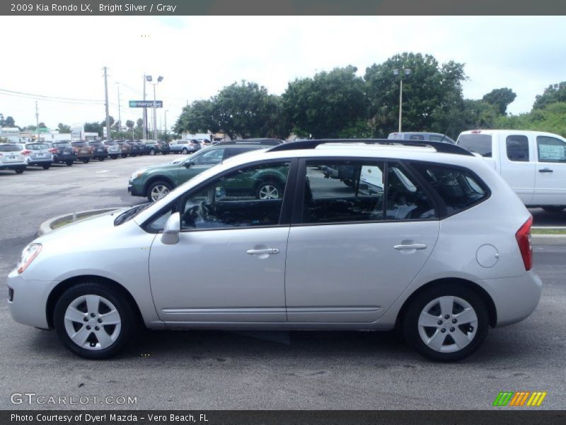 Bright Silver / Gray 2009 Kia Rondo LX