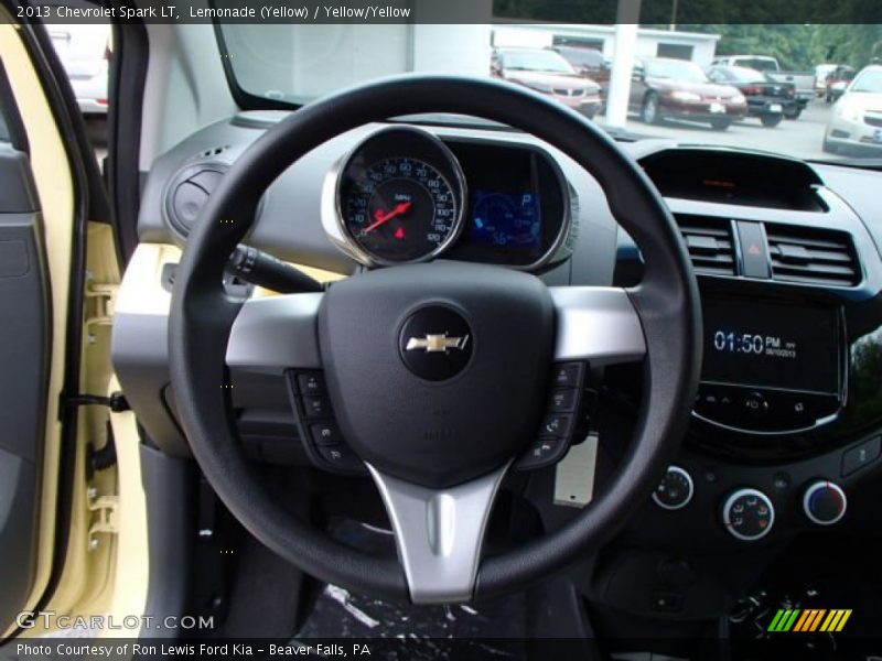 Lemonade (Yellow) / Yellow/Yellow 2013 Chevrolet Spark LT