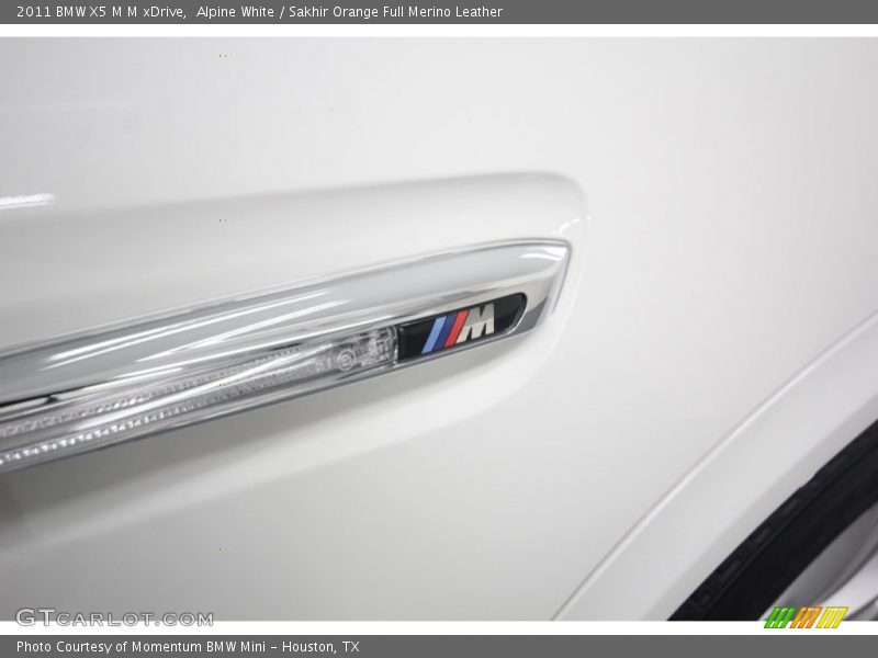 Alpine White / Sakhir Orange Full Merino Leather 2011 BMW X5 M M xDrive