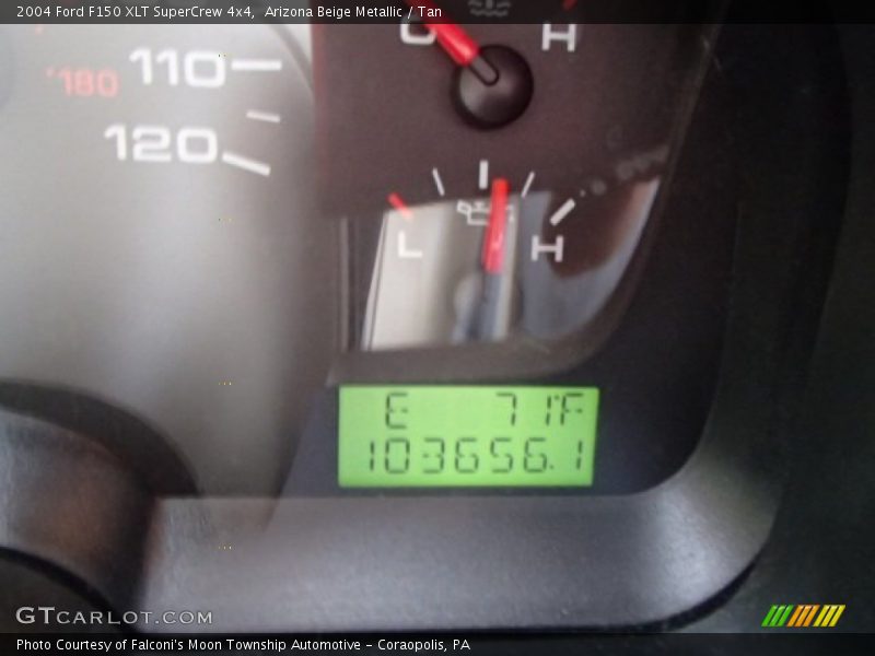 Arizona Beige Metallic / Tan 2004 Ford F150 XLT SuperCrew 4x4