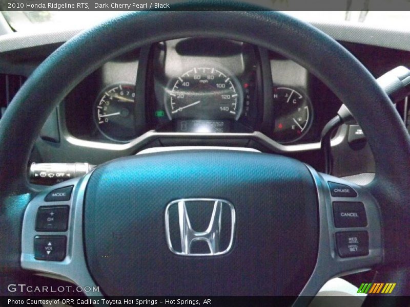 Dark Cherry Pearl / Black 2010 Honda Ridgeline RTS