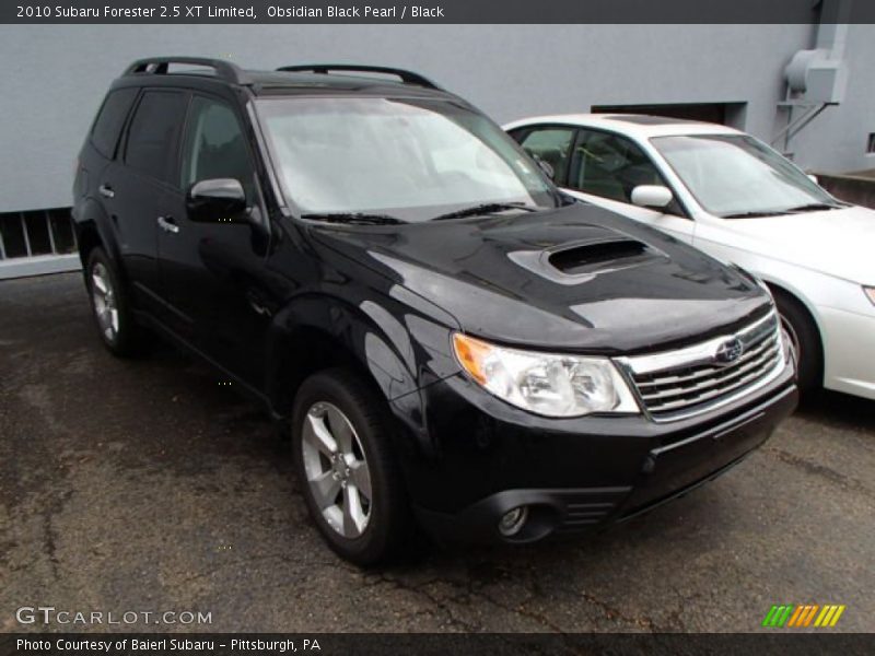 Obsidian Black Pearl / Black 2010 Subaru Forester 2.5 XT Limited