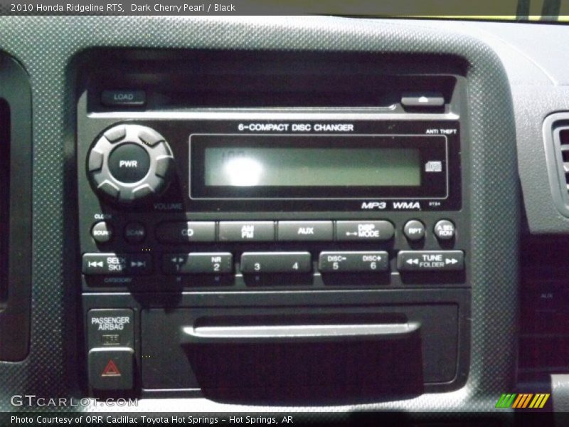 Dark Cherry Pearl / Black 2010 Honda Ridgeline RTS
