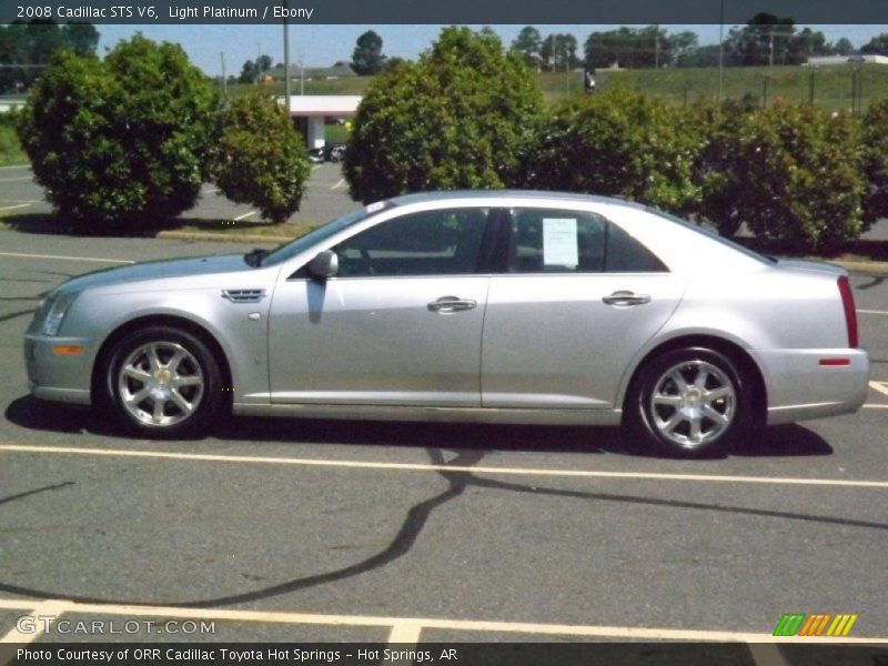 Light Platinum / Ebony 2008 Cadillac STS V6