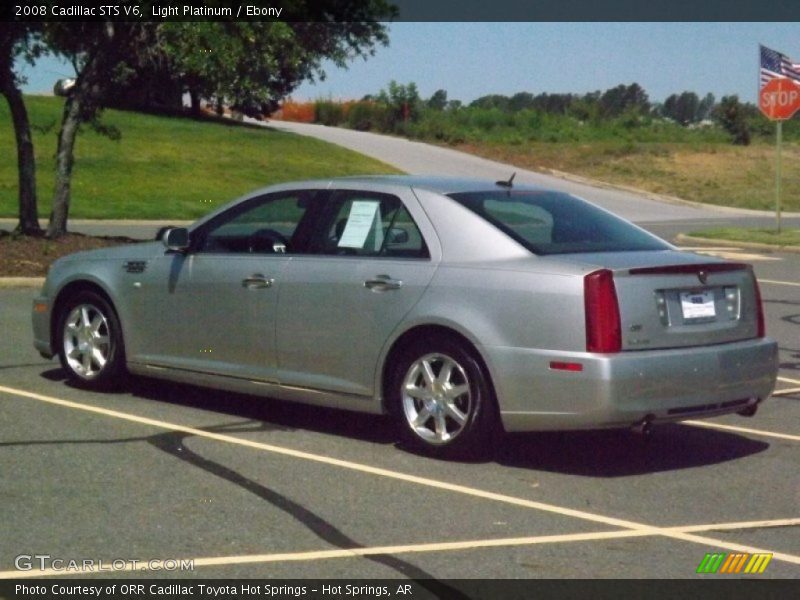 Light Platinum / Ebony 2008 Cadillac STS V6