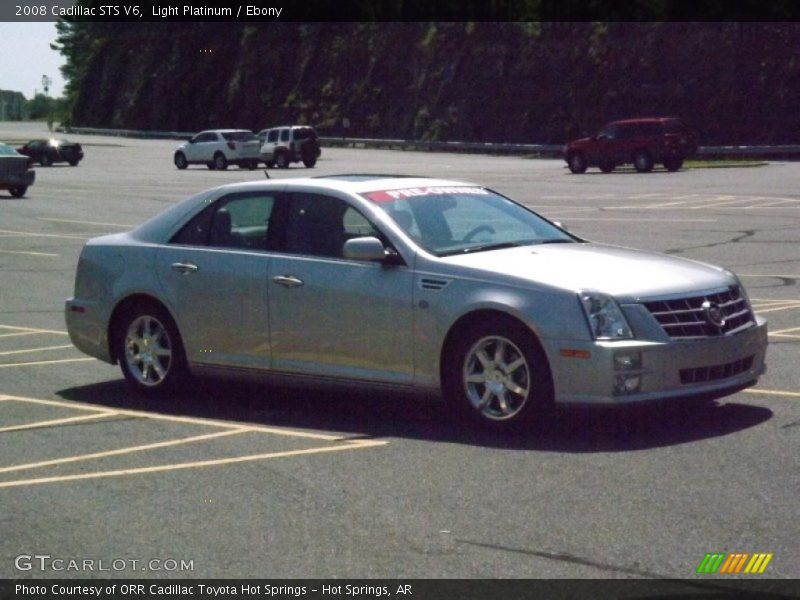 Light Platinum / Ebony 2008 Cadillac STS V6