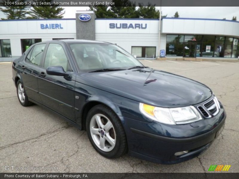 Nocturne Blue Metallic / Sand Beige 2004 Saab 9-5 Arc Sedan