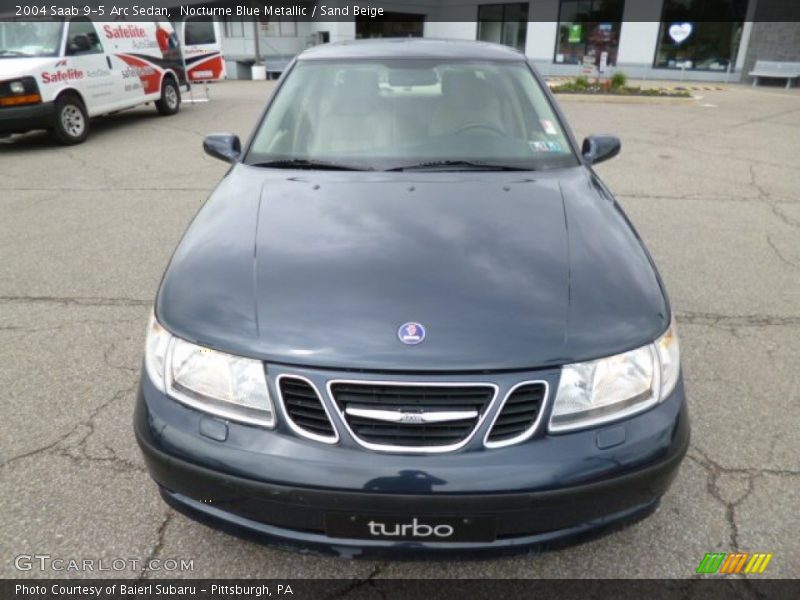 Nocturne Blue Metallic / Sand Beige 2004 Saab 9-5 Arc Sedan
