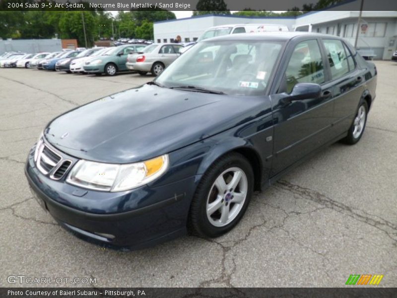 Nocturne Blue Metallic / Sand Beige 2004 Saab 9-5 Arc Sedan