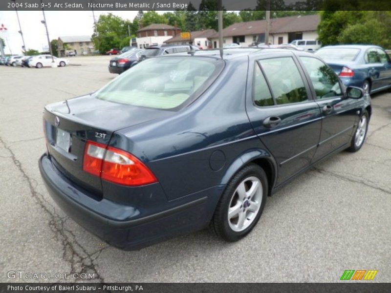 Nocturne Blue Metallic / Sand Beige 2004 Saab 9-5 Arc Sedan