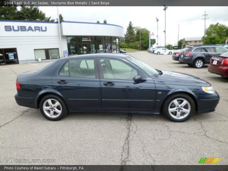 Nocturne Blue Metallic / Sand Beige 2004 Saab 9-5 Arc Sedan