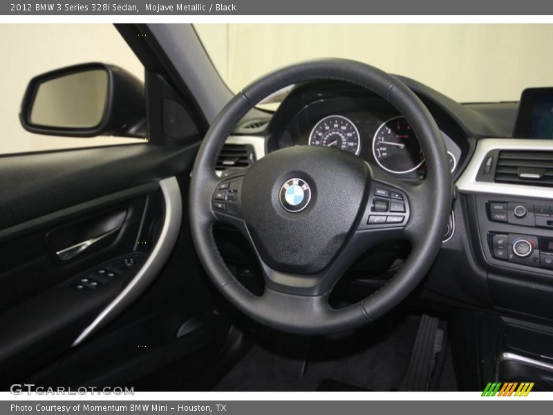 Mojave Metallic / Black 2012 BMW 3 Series 328i Sedan