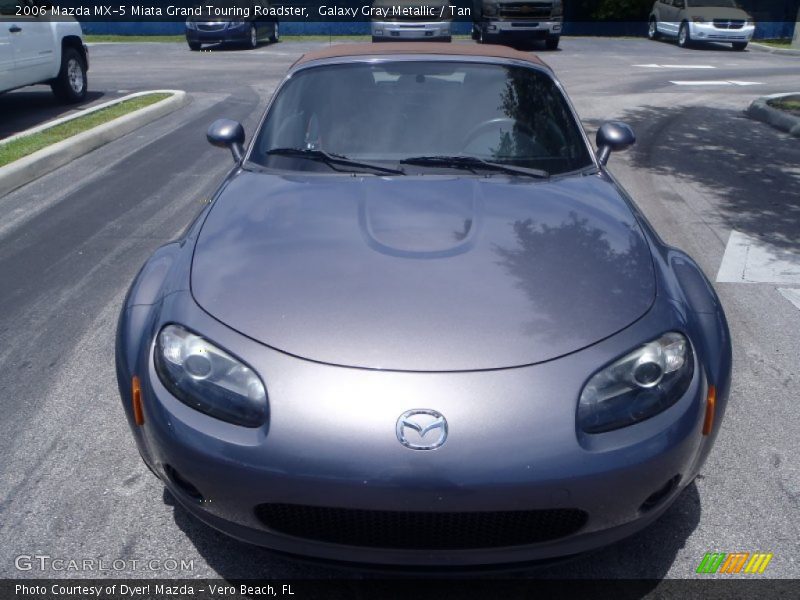 Galaxy Gray Metallic / Tan 2006 Mazda MX-5 Miata Grand Touring Roadster
