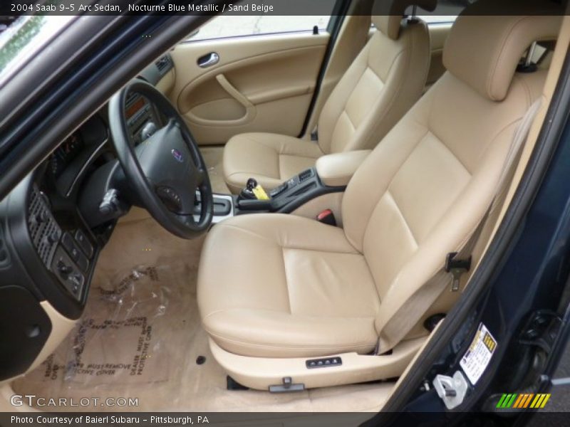 Nocturne Blue Metallic / Sand Beige 2004 Saab 9-5 Arc Sedan