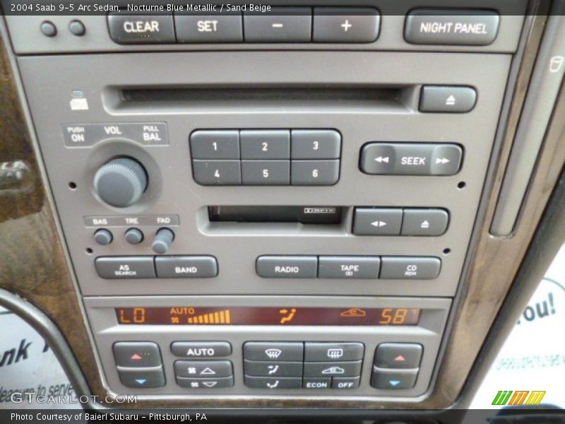 Nocturne Blue Metallic / Sand Beige 2004 Saab 9-5 Arc Sedan